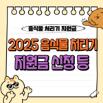 2025 음식물처리기 정부지원금 신청 방법 및 주요 정보 🍽️ 12 2025 음식물처리기 정부지원금 신청 서울 부산