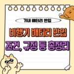 비행기 리튬 배터리 반입과 사용 규정 총정리 : 기내 및 위탁 수하물 기준 🔋 13 비행기 배터리 반입 규정 조건 기내 수하물