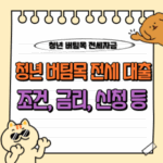 2025 청년 버팀목 전세대출 조건, 이자, 필요 서류 등 총정리 : 최대 2억 원 저금리 지원 🏠 4 청년 버팀목 전세 대출 조건 금리 신청