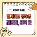 톨게이트 영수증 재발급 및 출력 방법: 2025년 최신 온라인·모바일·오프라인 가이드 🚗 7 톨게이트 영수증 재발급 출력